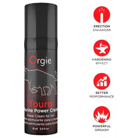 Orgie Touro Power - crema stimolante erezione - 15ml