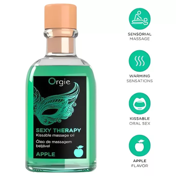 Orgie Sexy Therapy - set olio da massaggio - mela