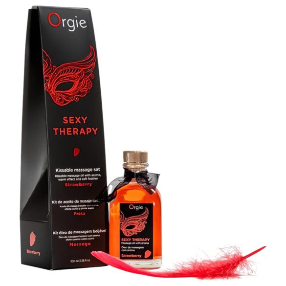Orgie Sexy Therapy - Set Massaggio all'Olio - Fragola
