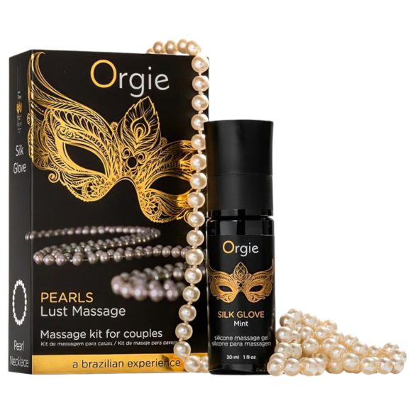 Orgie Pearls Lust - Collana di Perle e Gel Massaggio (30ml)