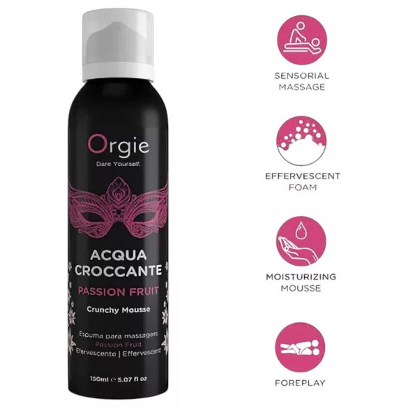 Orgie - schiuma da massaggio frizzante - frutto della passione - 150ml