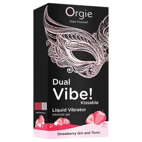 Orgie - lubrificante effetto vibrante unisex - fragola gin tonic - 15ml