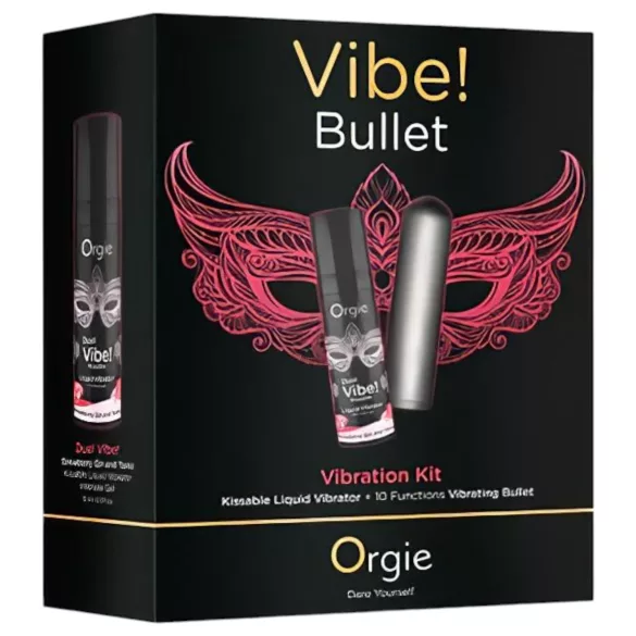 Orgie - mini vibratore bullet set - grigio