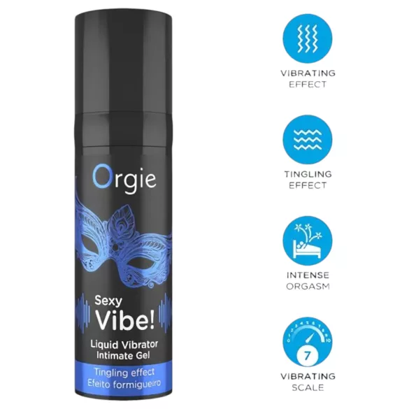 Orgie Bunny - anello fallico vibrante set - nero