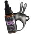 Orgie Orgasmic Bunny - set di anelli vibranti per pene (nero)
