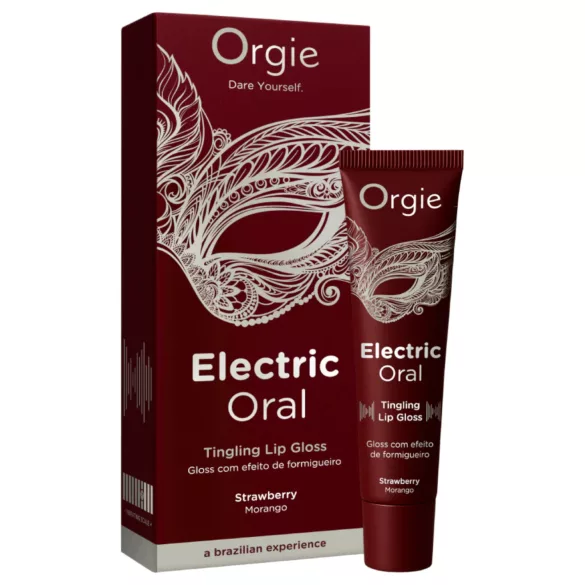Orgie Electric Oral - lucidalabbra effetto pizzicore - fragola (10 ml)
