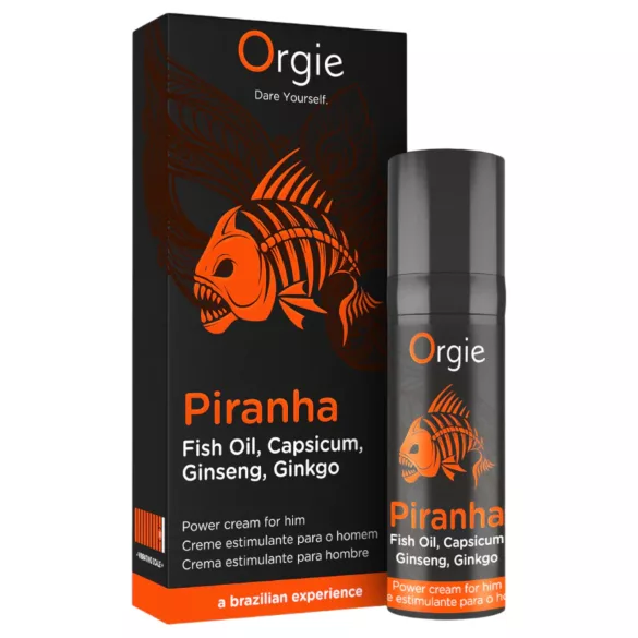 Crema stimolante Orgie Piranha Power Cream per uomini (15 ml)