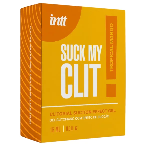 Intt Suck My Clit - gel stimolante per il clitoride per donne - mango (15 ml)