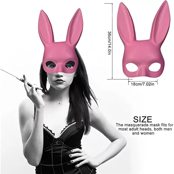 Jogestyle - maschera coniglio - rosa