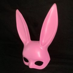 Jogestyle - maschera da coniglietto (rosa)