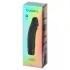 Baseks - vibratore realistico a forma di pene (nero) - 19 cm