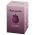 Amaysin - vibratore clitorideo a forma di rosa con lingua (viola)