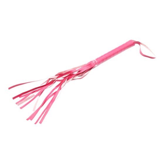 Frange in ecopelle rosa (42cm)