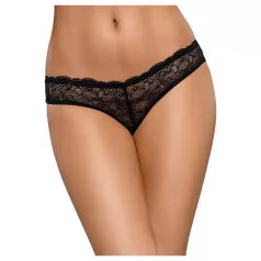   Obsessive Frivolla - piccante slip di pizzo donna - nero - L/XL