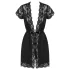 Obsessive - vestaglia di pizzo (nera)