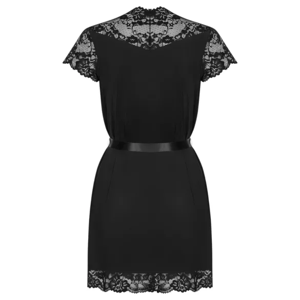 Obsessive - vestaglia di pizzo (nera) - L/XL
