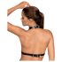Obsessive A740 - Top con imbracatura a collare (nero) - Taglia S-L