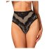 Obsessive Olvidia - slip decorato con motivo floreale (nero)
