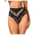 Obsessive Olvidia - slip donna decorato floreale - nero