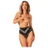Obsessive Olvidia - slip donna decorato floreale - nero - M/L