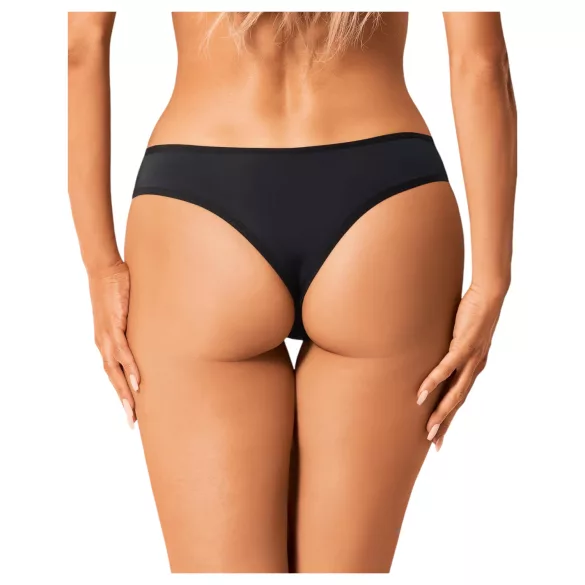 Obsessive Bella Rou - slip donna - floreale - nero