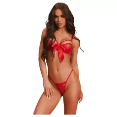   Obsessive Gifty - completo intimo sexy a due pezzi da donna (rosso)