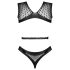 Livco Michikol - body in rete a schiena scoperta - nero - taglia S-L