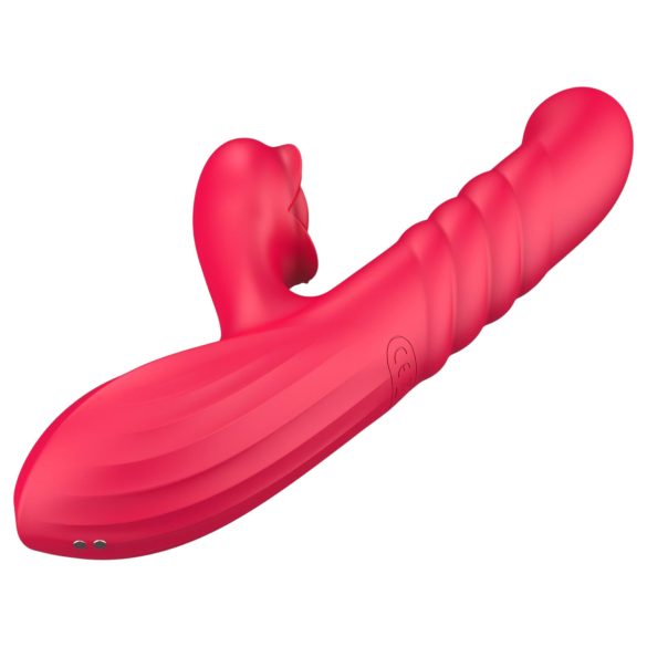 Sweet Play - vibratore 2in1 punto G e clitoride - silicone rosa