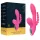 Erospace Sweet Play - vibratore punto G con sonda anale e aspirazione (rosa)