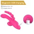 Erospace Sweet Play - vibratore punto G con sonda anale e aspirazione (rosa)