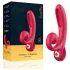 Erospace Sweet Play - vibratore con braccio clitorideo (rosso)