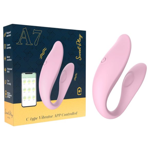 Sweet Play - vibratore smart per coppie (rosa)