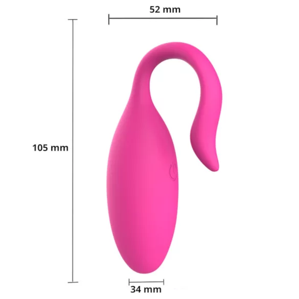 Sweet Play - vibratore a pallina smart - telecomando - rosa