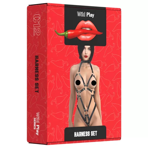 Wild Play - body donna sexy - pizzo nero