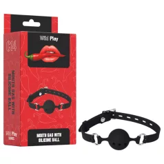 Wild Play - bavaglio orale in silicone nero