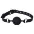 Wild Play - bavaglio in silicone (nero)