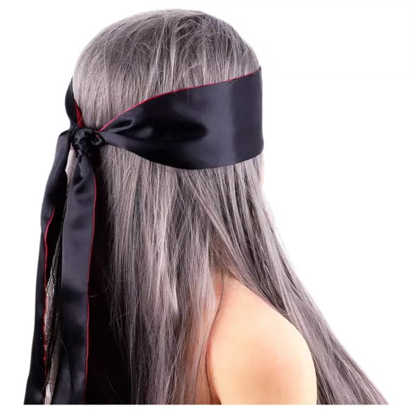 Wild Play - mascherina satinata per occhi - nero e rosa