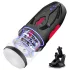 Erospace Men's Play - masturbatore maschile rotante a spinta (nero)