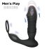 Men's Play - vibratore anale intelligente con spinta (nero)