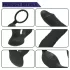 Erospace Men's Play - vibratore anale a spinta controllato tramite app (nero)