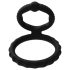 Men's Play - anello per pene e testicoli (nero)