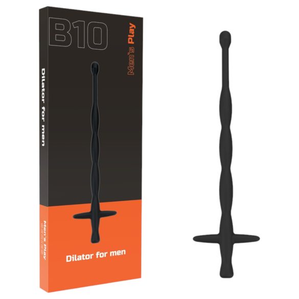 Men's Play - dilatatore uretrale in silicone - nero