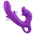 Erospace Sweet Play - vibratore con leccalingua per il clitoride e per il punto G oscillante (viola)
