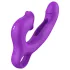 Erospace Sweet Play - vibratore con leccalingua per il clitoride e per il punto G oscillante (viola)