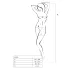 Passion BS016 - completo rete minimalista - nero - taglia S-L
