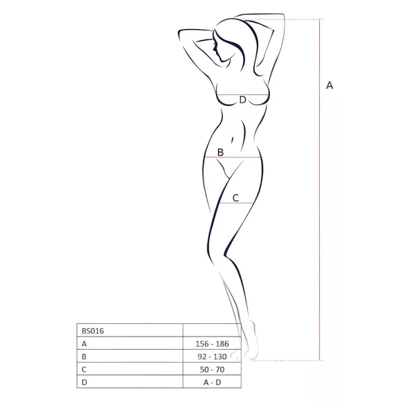 Passion - completo rete minimalista - bianco - S-L