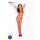 Passion BS032 - bodystocking aperto a rete - rosso - taglia S-L
