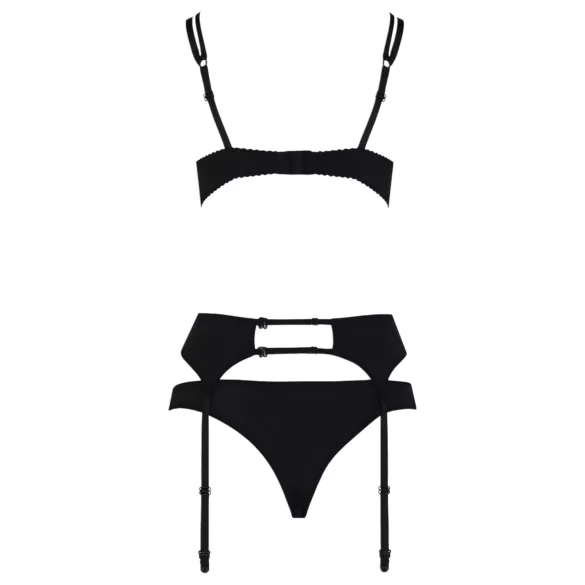 Passion Floris - set intimo donna - nero - L/XL