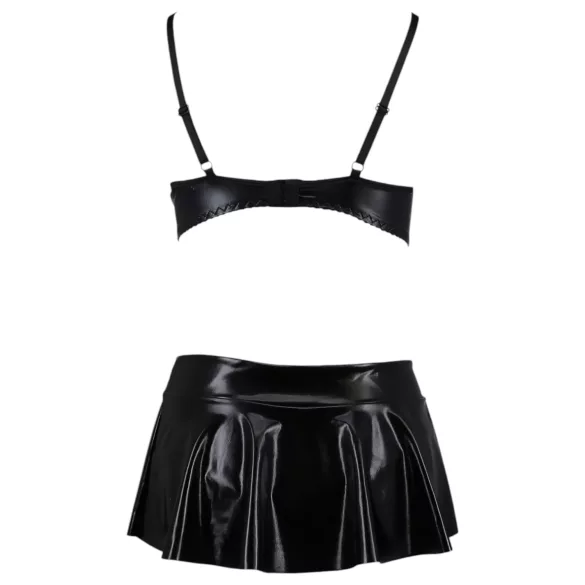 Passion Deby - set reggiseno e minigonna - nero