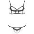 Passion Devil Solon - completo intimo in pizzo (nero) - L/XL